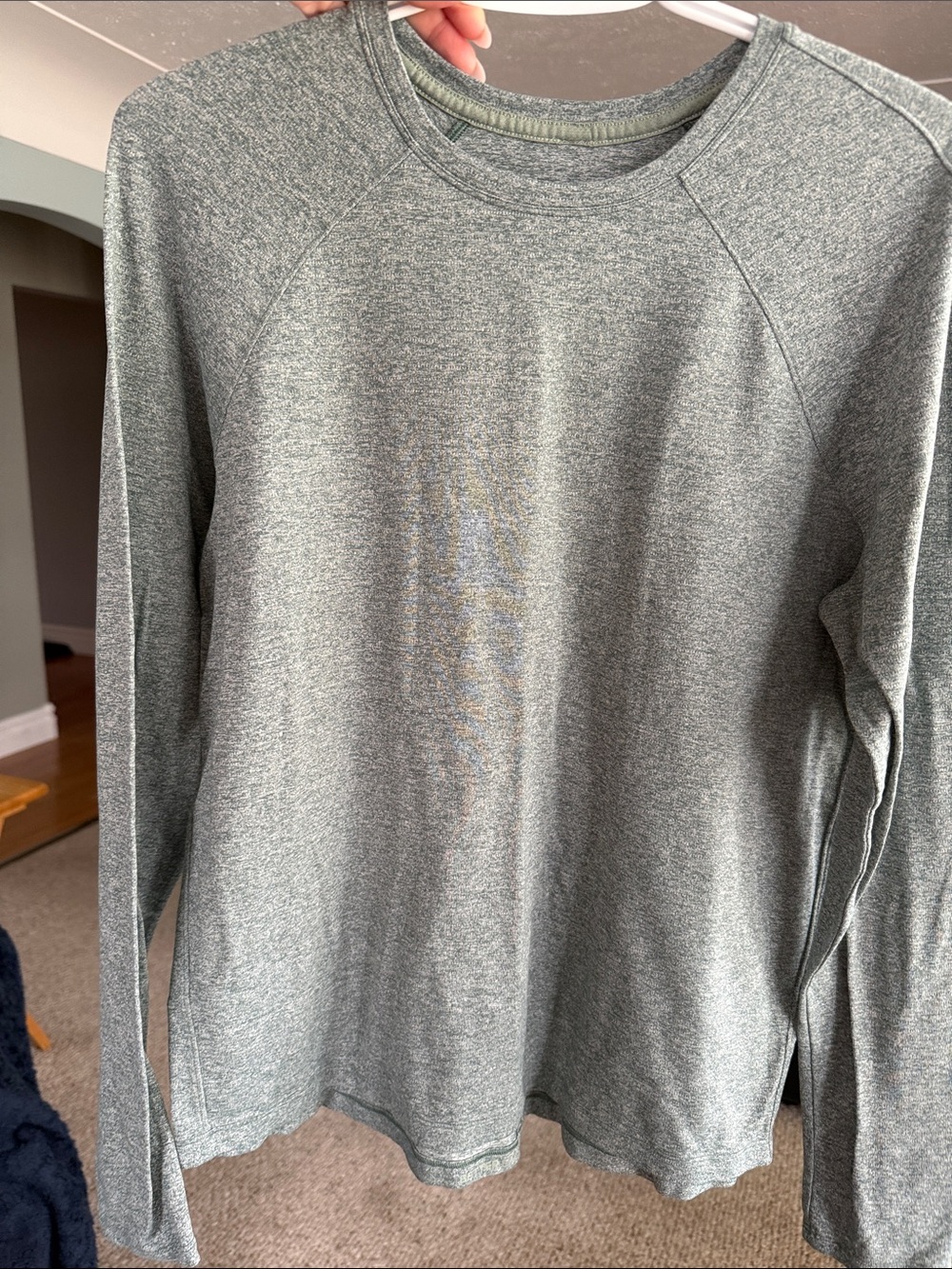 Lululemon License to Train Classic-Fit Long-Sleeve Shirt – Heathered Medium Grey